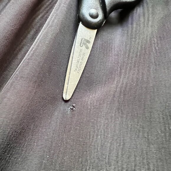 GUNNE SAX By Jessica McClintock Size 9 Black Gothic Ruffle Trim Vintage Dress - Picture 11 of 16